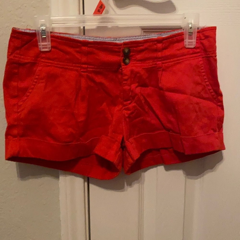 Red shorts